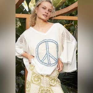 POL bohemian top hoodie